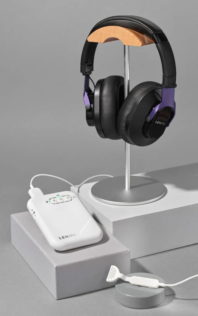 Lenire tinnitus treatment device